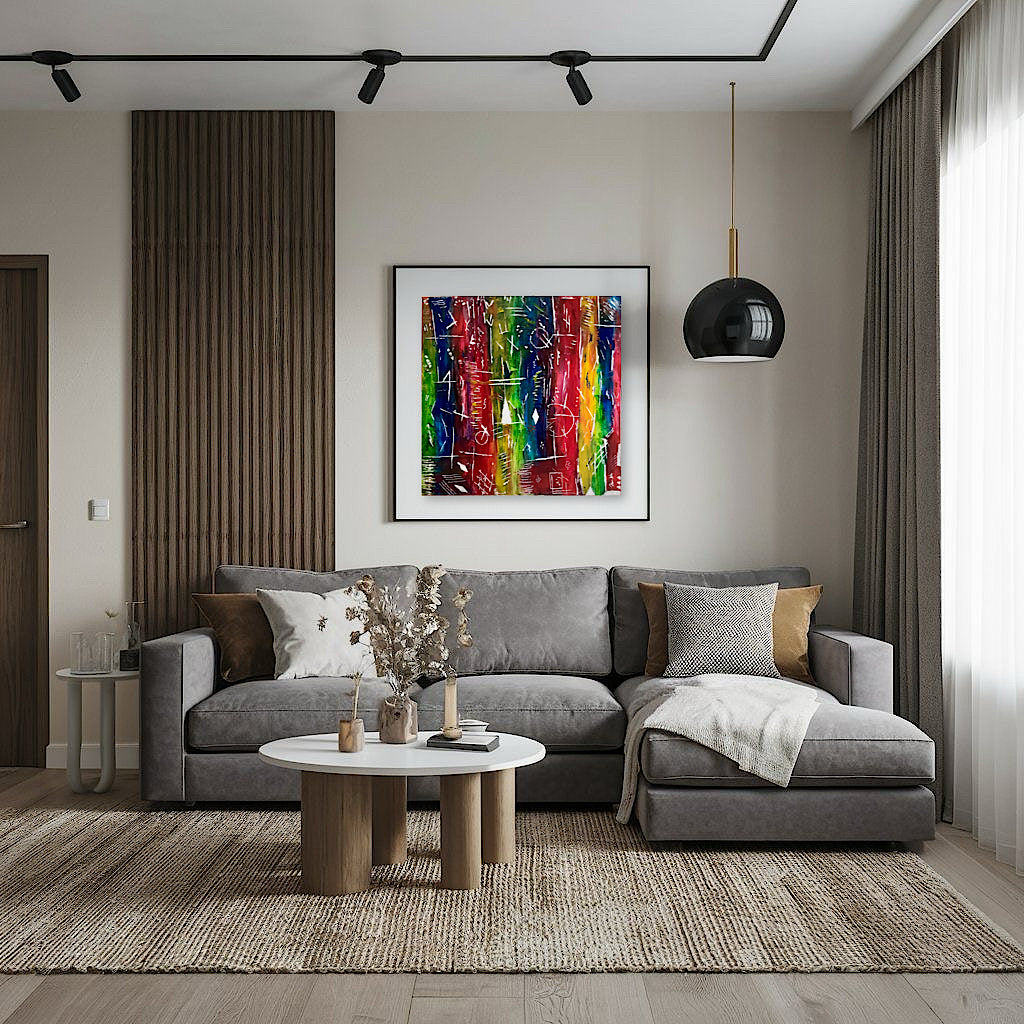 Équation Chromatique – 50 x 50 cm