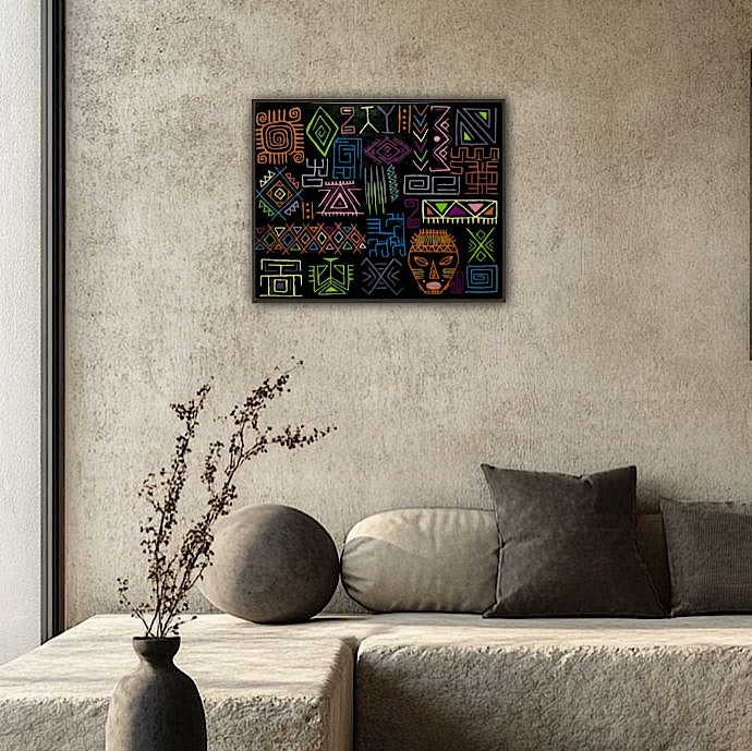 Tribu moderne – 40 x 50 cm