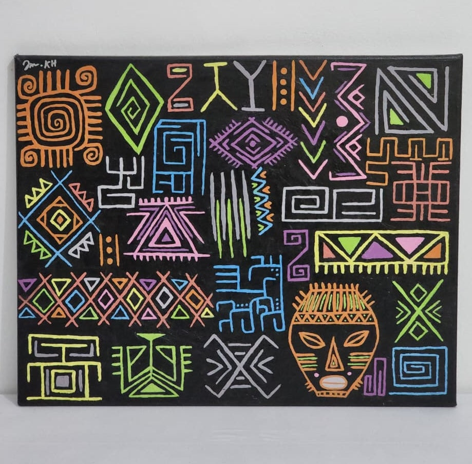 Tribu moderne – 40 x 50 cm