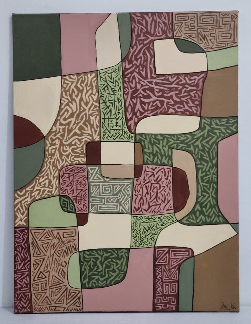 Fragments d’écho – 60 x 80 cm
