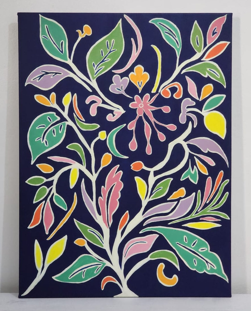 Jardin des couleurs – 60 x 80 cm