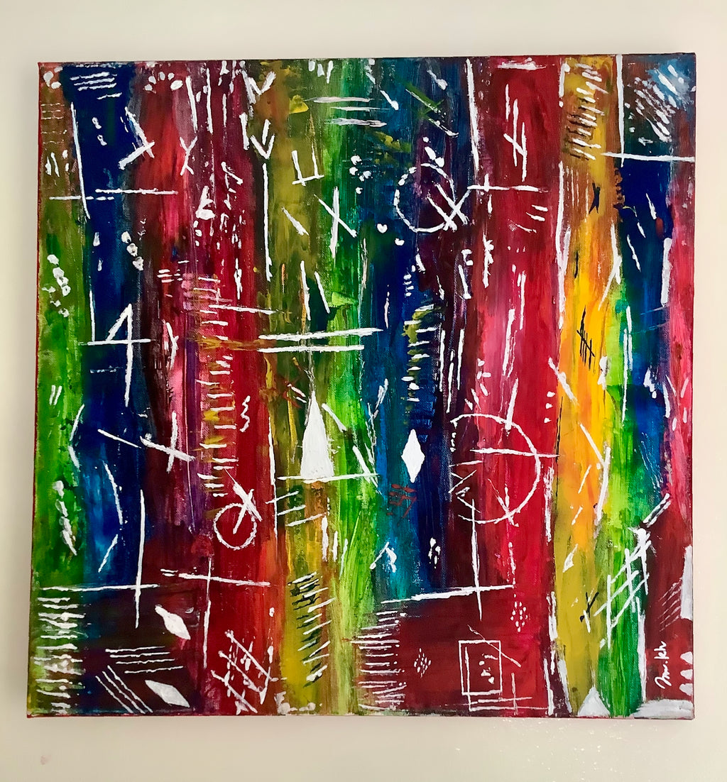 Équation Chromatique – 50 x 50 cm