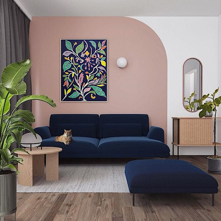 Jardin des couleurs – 60 x 80 cm